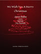 We Wish You A Merry Christmas Concert Band sheet music cover